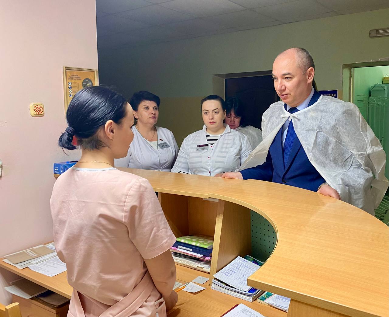 С рабочим визитом в Бешенковичах побывал министр здравоохранения Республики Бела